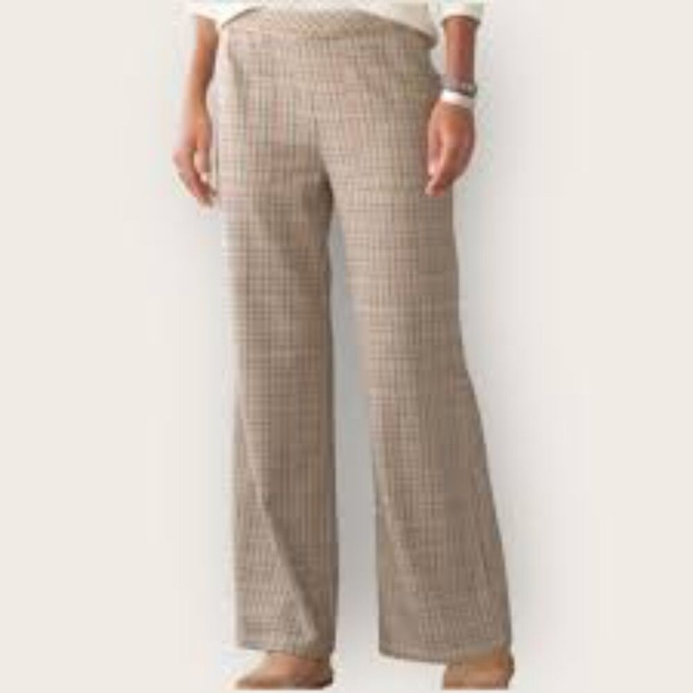 Sundance Brewster Plaid Pants Wide-leg Pants Size 6 Business Casual Preppy